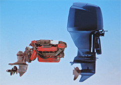 Vernice ritocchi motori marini spray